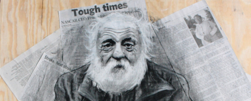 Charcoal Drawing and Smooth Paper