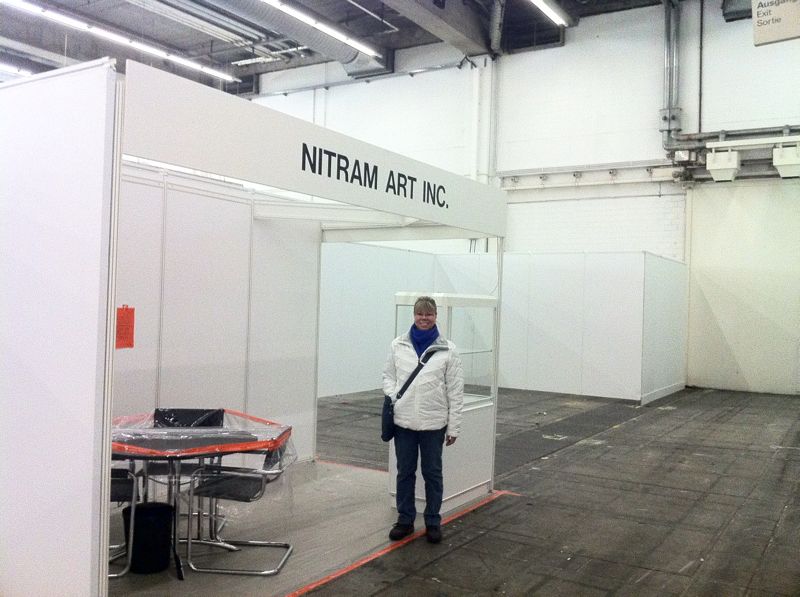 Nitram Setting Up at Paperworld